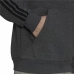 Pánska mikina s kapucňou Adidas 3 Stripes Svetlo šedá