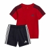 Lasten urheiluasu Adidas 3 Stripes Punainen