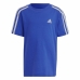 Completo Sportivo per Bambini Adidas 3 Stripes Azzurro