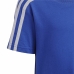 Conjunto Desportivo para Crianças Adidas 3 Stripes Azul
