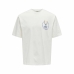 T-shirt med kortärm Herr Only & Sons Onslooney Rlx Vit