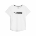 Camiseta de Manga Corta Mujer Puma Fit Logo Ultra Blanco (M)