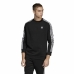 Men’s Sweatshirt without Hood Adidas 3 Stripes Black