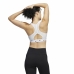 Soutien-gorge de Sport Adidas Pwr Ms Pd Blanc