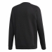 Herensweater zonder Capuchon Adidas 3 Stripes Zwart