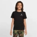 Barn T-shirt med kortärm Jordan Jumpman Air Emb Svart