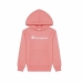 Hooded Sweatshirt for Girls Champion Dark pink