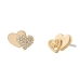 Ladies' Earrings Michael Kors HEART Brass