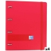 Pasta com argolas Oxford EuropeanBinder Vermelho A4+ (4 Unidades)