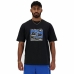 Camisola de Manga Curta Homem New Balance SPORT ESSENTIALS MT41593 Preto (XL)