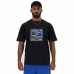 Men’s Short Sleeve T-Shirt New Balance SPORT ESSENTIALS MT41593 Black (XL)