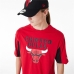 Heren-T-Shirt met Korte Mouwen New Era NBA MESH PANEL OS TEE CHIBU 60435481  Rood (M)