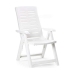 Chaise Pliante IPAE Progarden Blanc Multiposition (Reconditionné C)