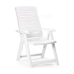 Polstrovaná Skládací židle IPAE Progarden Bílý Vícepoziční (Repasované C)