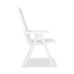 Polstrovaná Skládací židle IPAE Progarden Bílý Vícepoziční (Repasované C)