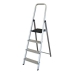 Opvouwbare ladder met 4 tredes Antia Aluminium (Refurbished B)