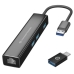 3-Port USB Hub Conceptronic DONN07BA Sort (1 enheder)