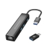 3-Port USB Hub Conceptronic DONN07BA Black (1 Unit)