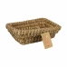 Multi-purpose basket Privilege Korne Brown wicker Rectangular 20 x 15 x 7 cm (36 Units)