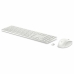 Tastiera e Mouse Wireless HP 4R016AA Bianco Qwerty in Spagnolo