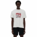 Heren-T-Shirt met Korte Mouwen New Balance MT41593 SST Wit (L)