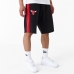 Pantaloni Scurți Sport pentru Bărbați New Era NBA MESH PANEL OS SHORTS CHIBUL 60435477 Negru