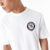 Camisola de Manga Curta Homem New Era MLB PLAYER GRPHC OS TEE NEYYAN 60435538 Branco (L)