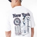 Camisola de Manga Curta Homem New Era MLB PLAYER GRPHC OS TEE NEYYAN 60435538 Branco (L)