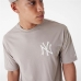 Heren-T-Shirt met Korte Mouwen New Era ESSNTLS LC OS TEE NEYYAN 60435555 Lichtbruin (L)