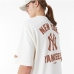 Miesten T-paita New Era  WORDMARK OS TEE NEYYAN 60435536  Valkoinen (M)