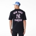 Heren-T-Shirt met Korte Mouwen New Era  WORDMARK OS TEE NEYYAN 60435524  Zwart (XL)