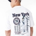 Camisola de Manga Curta Homem New Era MLB PLAYER GRPHC OS TEE NEYYAN 60435538 Branco (S)