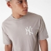 Pánské tričko s krátkým rukávem New Era ESSNTLS LC OS TEE NEYYAN 60435555 Světle hnědá (XL)