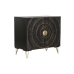 Aparador DKD Home Decor Preto Dourado 81 x 45 x 75 cm