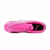 Chaussures de Football Multi-crampons pour Adultes Puma Ultra Play MG Blanc Rose foncé