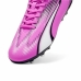 Children's Multi-stud Football Boots Puma Ultra Play MG Dark pink