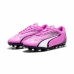 Multi-pigge fodboldstøvler til børn Puma Ultra Play MG Mørk pink