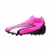 Chuteiras Multi-Pitões para Adultos Puma Ultra Pro MG Branco Rosa-escuro