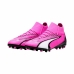 Chuteiras Multi-Pitões para Adultos Puma Ultra Pro MG Branco Rosa-escuro