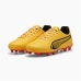 Chuteiras Infantis Puma King Matc FG/AG Amarelo Laranja