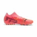 Buty korki dla dorosłych do gry w piłkę Puma FUTURE 7 MATCH MG Sunset Glow Czerwony