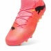 Chaussures de Football Multi-crampons pour Adultes Puma FUTURE 7 MATCH MG Sunset Glow Rouge