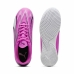 Chuteiras de Futebol de Salão Infantis Puma Ultra Play Branco Rosa-escuro Infantil Unissexo