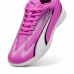 Chuteiras de Futebol de Salão Infantis Puma Ultra Play Branco Rosa-escuro Infantil Unissexo