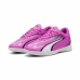 Chuteiras de Futebol de Salão Infantis Puma Ultra Play Branco Rosa-escuro Infantil Unissexo