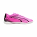 Chuteiras de Futebol de Salão para Adultos Puma Ultra Play Branco Rosa-escuro Unissexo