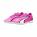 Chuteiras de Futebol de Salão para Adultos Puma Ultra Play Branco Rosa-escuro Unissexo