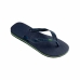 Heren Slippers Havaianas Brasil Marineblauw