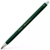 Creion mecanic Faber-Castell Tk 9400 3 Verde (5 Unități)