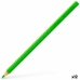 Creioane culori Faber-Castell Colour Grip Verde (12 Unități)